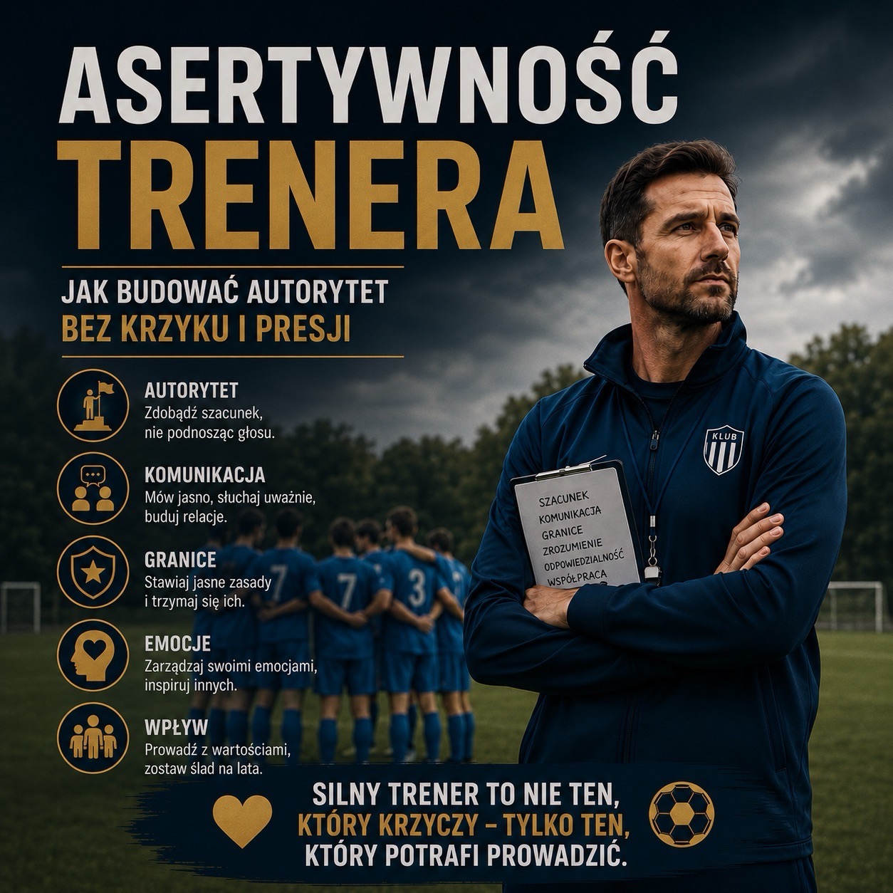 Asertywność Trenera - Jak budować autorytet bez krzyku i presji